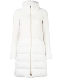 Женское белое пальто от Herno