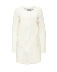 Женское белое пальто от Ichi