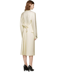 Женское белое пальто от Jil Sander