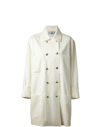 Женское белое пальто от Jean Louis Scherrer Vintage