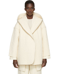 Женское белое пальто от LAUREN MANOOGIAN