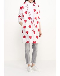 Женское белое пальто от Love Moschino