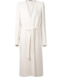 Женское белое пальто от Maison Margiela