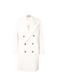 Женское белое пальто от Maison Margiela