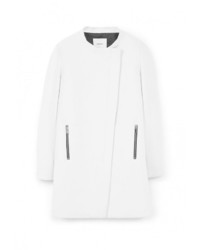Женское белое пальто от Mango