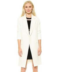 Женское белое пальто от Milly