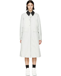 Женское белое пальто от MM6 MAISON MARGIELA