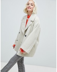 Женское белое пальто от Monki