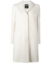 Женское белое пальто от MSGM