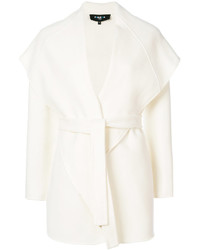 Женское белое пальто от Paule Ka