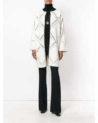 Женское белое пальто от Mantu