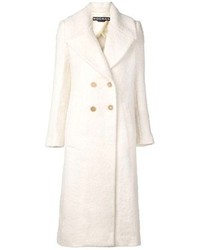 Женское белое пальто от Rochas