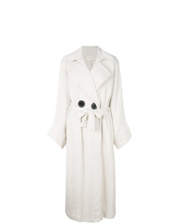 Женское белое пальто от Simon Miller