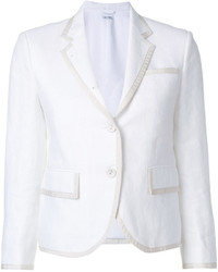Женское белое пальто от Thom Browne