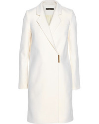 Женское белое пальто от Victoria Beckham
