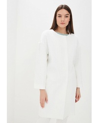 Женское белое пальто от Villagi