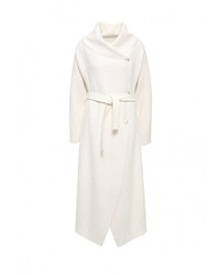 Женское белое пальто от Voielle