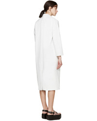 Женское белое пальто от MSGM