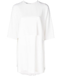 Белое платье c бахромой