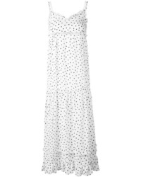 Белое платье в горошек от MCQ