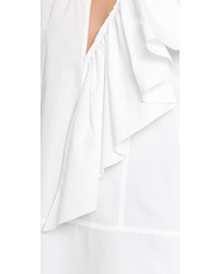 Белое платье-крестьянка от Tome