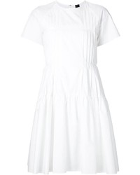 Белое платье-крестьянка от Vera Wang
