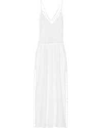 Белое платье-макси со складками от Vix