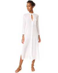 Белое платье-макси от Enza Costa