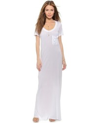 Белое платье-макси от Haute Hippie