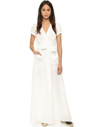 Белое платье-макси от L'Agence