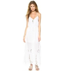 Белое платье-макси от Liv