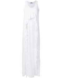 Белое платье-макси от MSGM