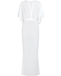 Белое платье-макси от Norma Kamali