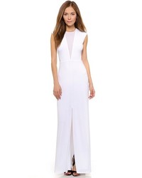 Белое платье-макси от Rachel Zoe