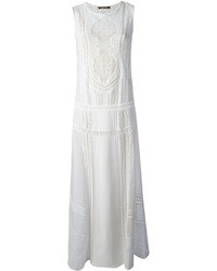 Белое платье-макси от Roberto Cavalli
