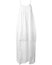 Белое платье-макси от Twin-Set