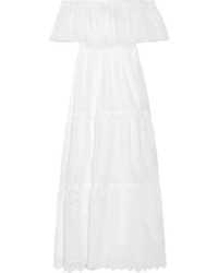 Белое платье-макси от Valentino