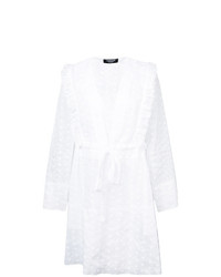 Белое платье-миди с цветочным принтом от Calvin Klein 205W39nyc