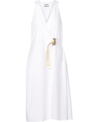 Белое платье-миди от Acne Studios