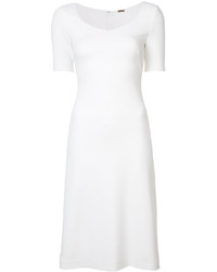 Белое платье-миди от ADAM by Adam Lippes