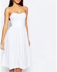 Белое платье-миди от Asos
