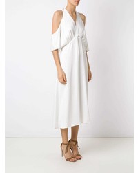 Белое платье-миди от Tufi Duek