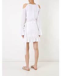 Белое платье-миди от Goen.J