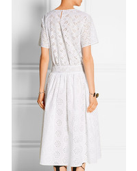 Белое платье-миди от Valentino
