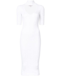 Белое платье-миди от Cushnie et Ochs