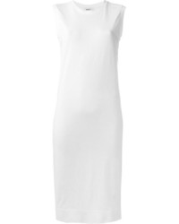 Белое платье-миди от DKNY