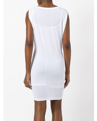 Белое платье-миди от Versace Jeans