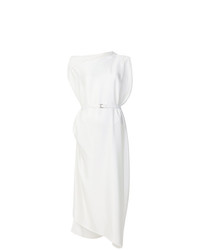 Белое платье-миди от Jean Paul Knott