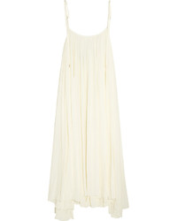 Белое платье-миди от Lanvin