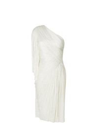 Белое платье-миди от Maria Lucia Hohan